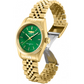 Invicta Women Specialty Quartz Green Dial Gold Tone