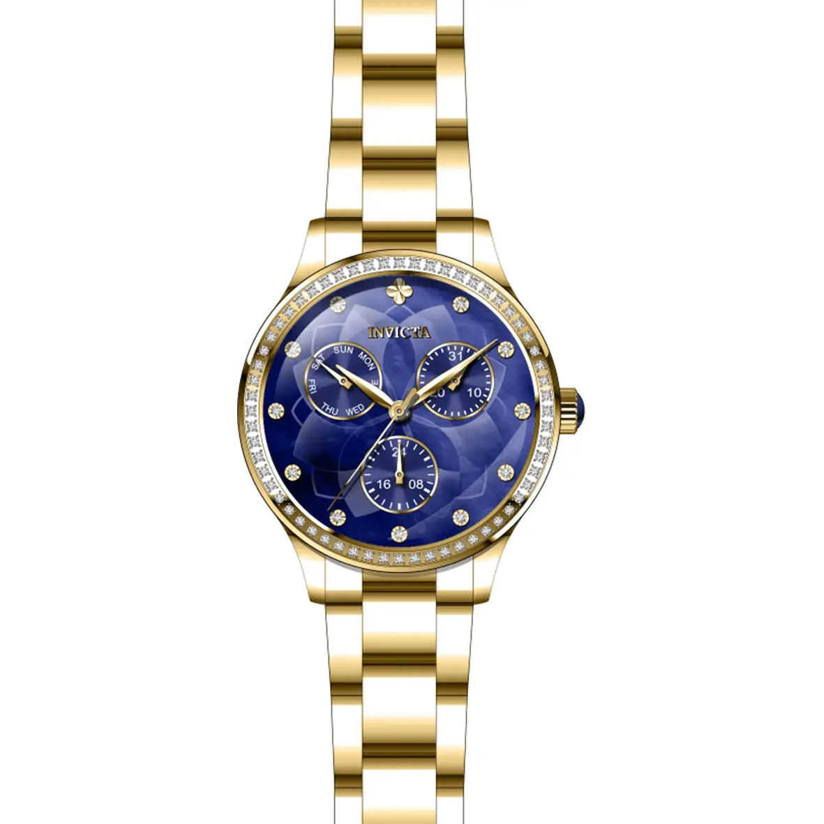 Invicta Women Wildflower Quartz 100m Gold Tone Stainless
