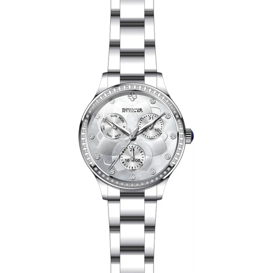 Invicta Women Wildflower Quartz Chrono 100m MOP Stainless