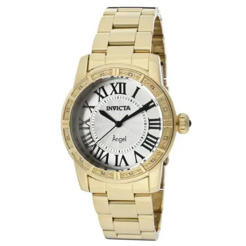 Invicta Women’s 14374 Angel Silver Dial Diamond Accented 18k