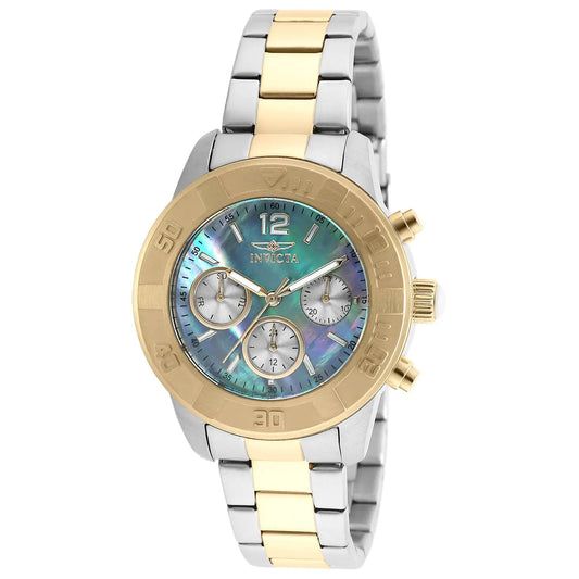 Invicta Women’s 21613 Angel Quartz Chronograph Platinum Dial