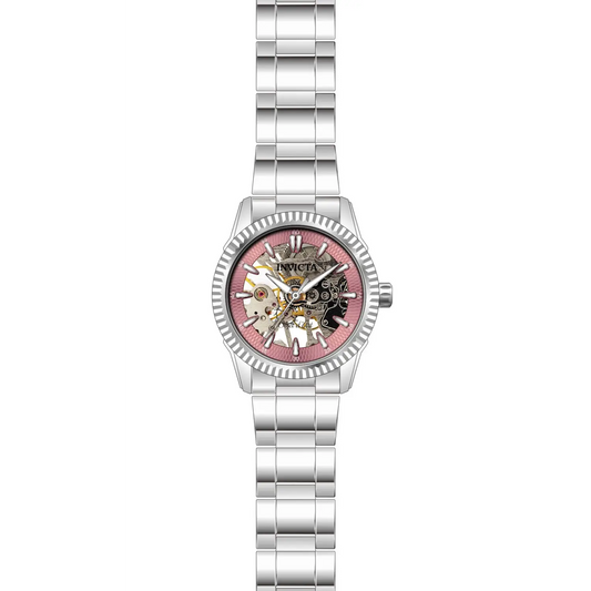 Invicta Women’s 26360 Objet D Art Automatic 3 Hand Pink Dial