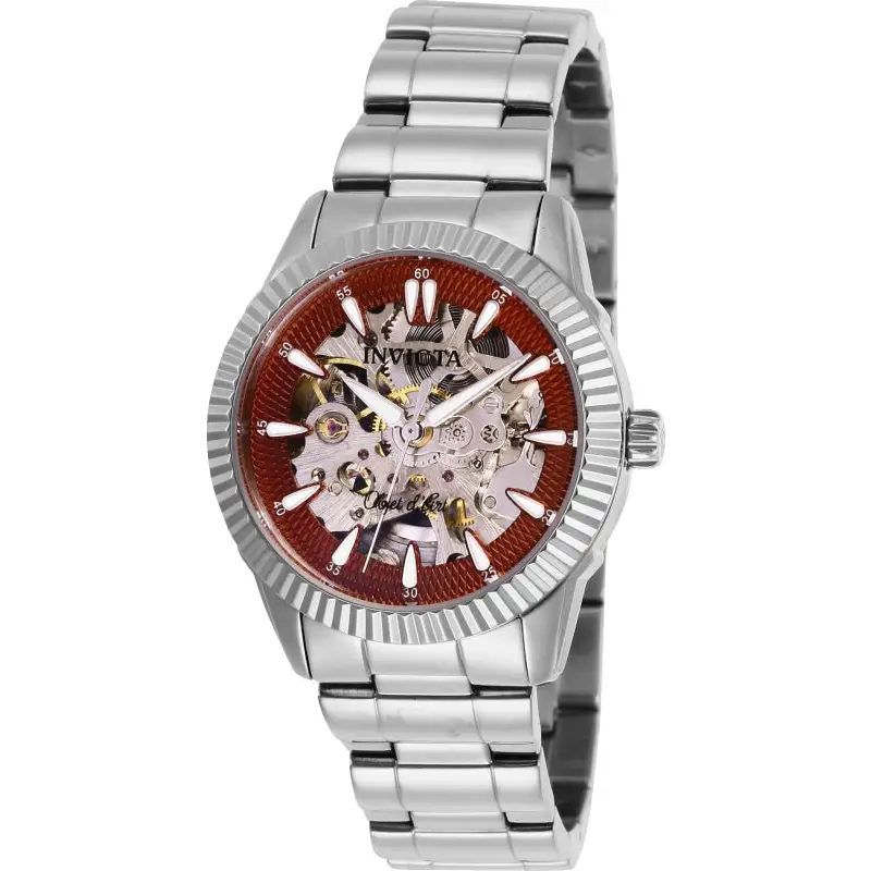 Invicta Women’s 26361 Objet D Art Automatic 3 Hand Red Dial