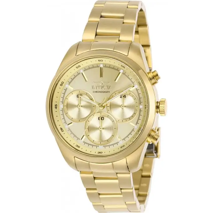 Invicta Women’s 29267 Specialty Quartz Chronograph Gold Dial