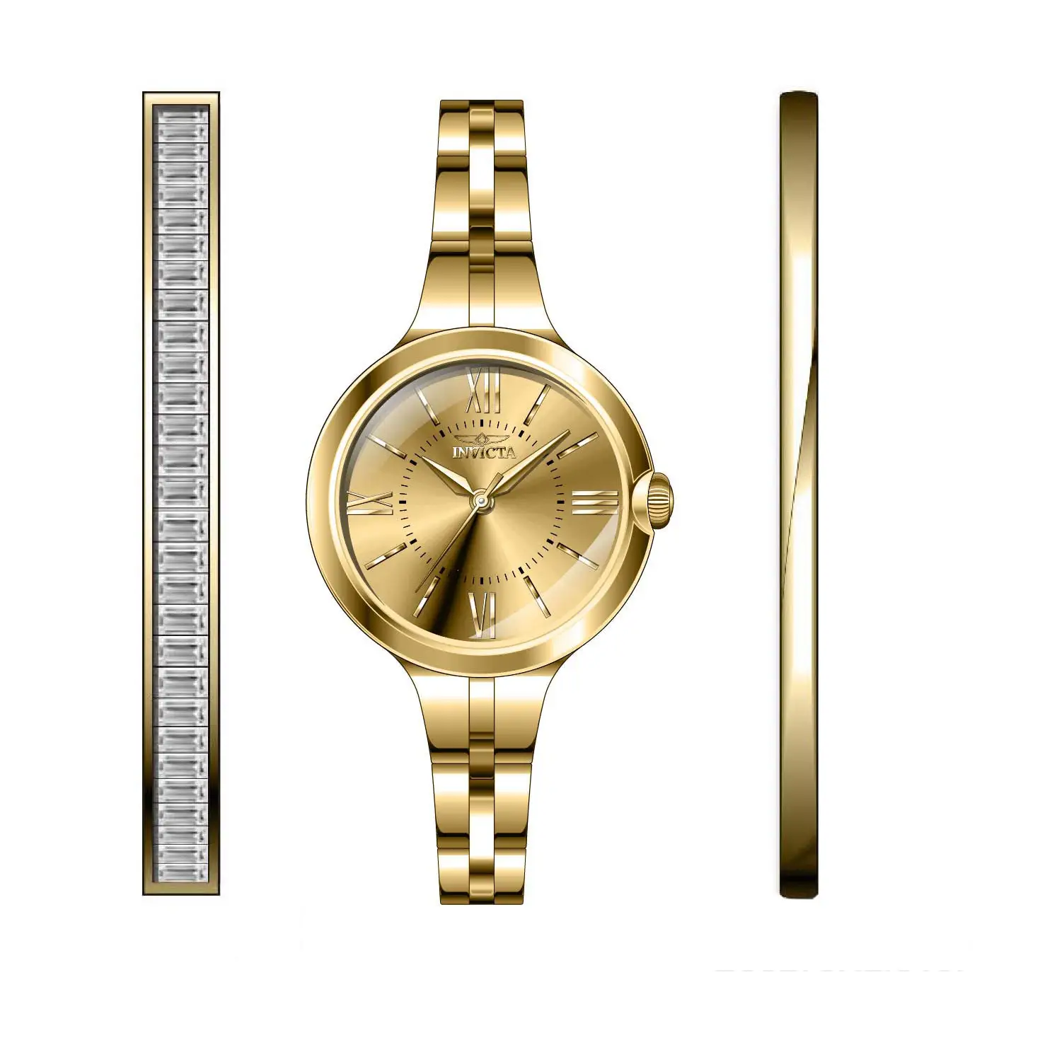 Invicta Women’s 29340 Angel Quartz Stainless Steel Watch