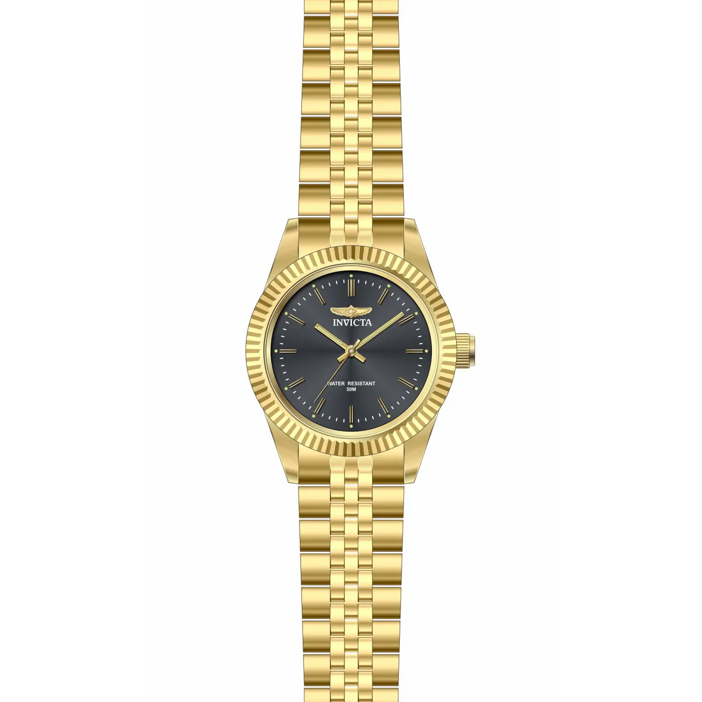 Invicta Women’s 29406 Specialty Quartz 3 Hand Charcoal Dial