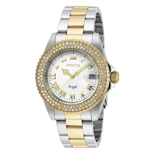 Invicta Women’s Angel Analog 200m Quartz Two Tone Stainless