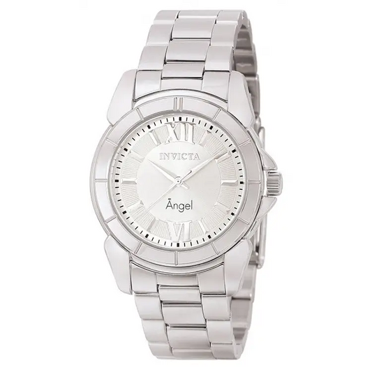 Invicta Women’s Angel Analog Quartz Silver Tone Stainless