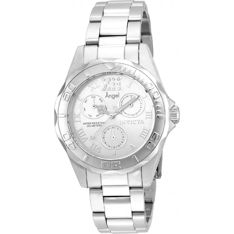Invicta Women’s Angel Chrono 200m Crystal Accents Stainless