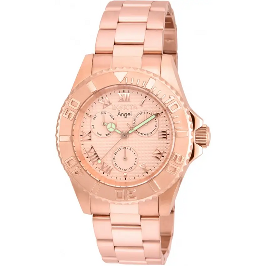 Invicta Women’s Angel Chrono 200m Rose Gold Tone Stainless
