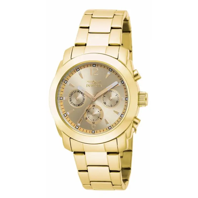 Invicta Women’s Angel Chronograph Gold Plated Stainless