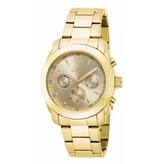 Invicta Women’s Angel Chronograph Gold Plated Stainless