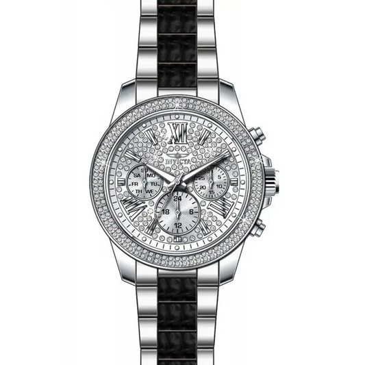 Invicta Women’s Angel Crystal Accents Stainless