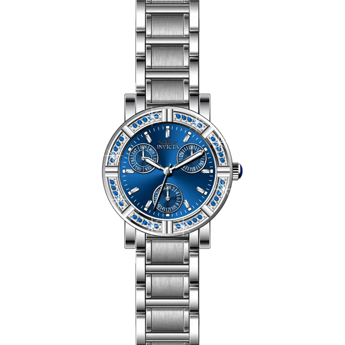 Invicta Women’s Angel Quartz 100m Blue MOP Stainless Steel