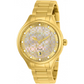 Invicta Women’s Angel Quartz 100m MOP Gold Tone Stainless