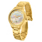 Invicta Women’s Angel Quartz 100m MOP Gold Tone Stainless