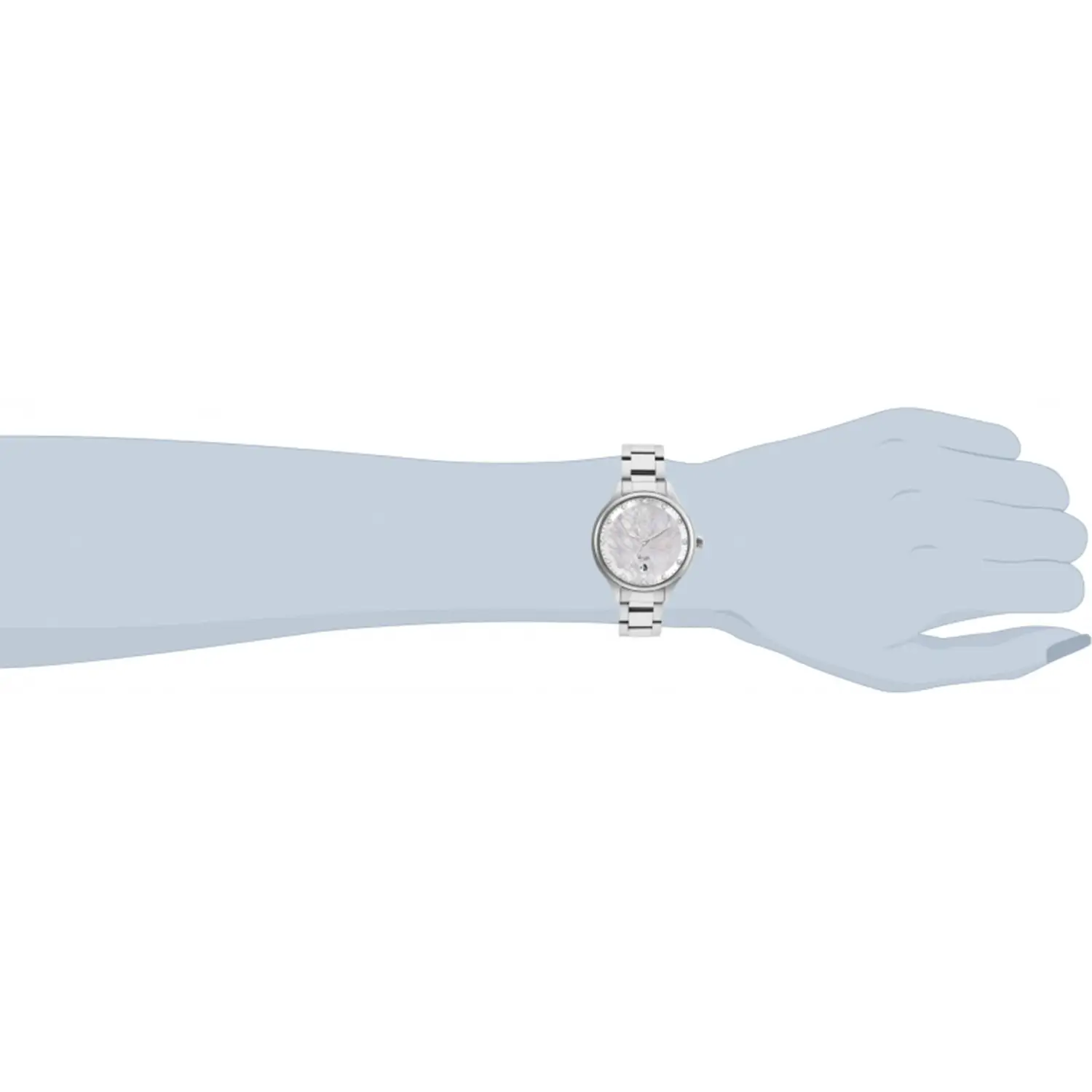 Invicta Women’s Angel Quartz 100m MOP Stainless Steel Watch