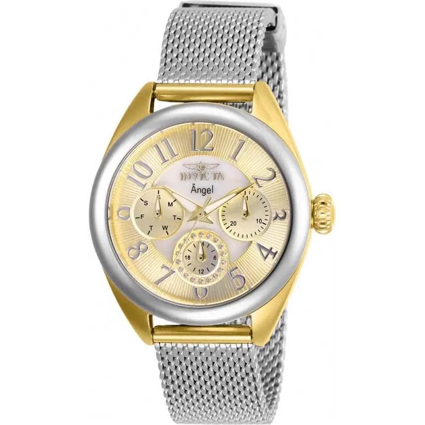 Invicta Women’s Angel Quartz 100m MOP Two Tone Stainless