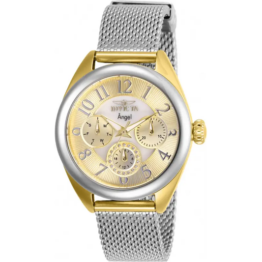 Invicta Women’s Angel Quartz 100m MOP Two Tone Stainless