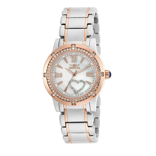 Invicta Women’s Angel Quartz 100m MOP Two Tone Stainless