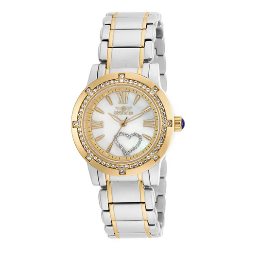 Invicta Women’s Angel Quartz 100m Two Tone Mother of Pearl