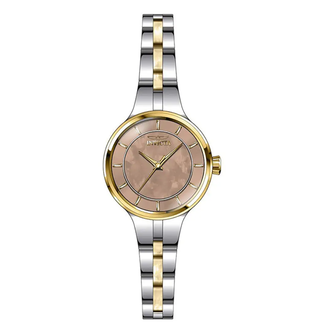 Invicta Women’s Angel Quartz Brown Dial Stainless