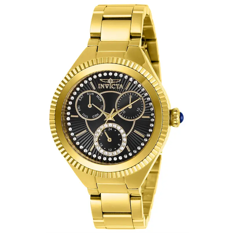 Invicta Women’s Angel Quartz Chrono 100m Gold Tone Stainless