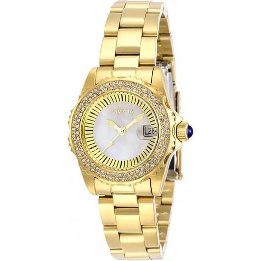 Invicta Women’s Angel Quartz Chrono 100m Gold Tone Stainless