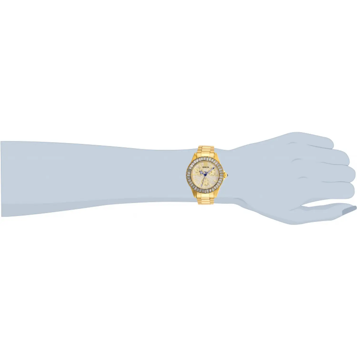 Invicta Women’s Angel Quartz Chrono 100m Gold Tone Stainless