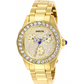 Invicta Women’s Angel Quartz Chrono 100m Gold Tone Stainless