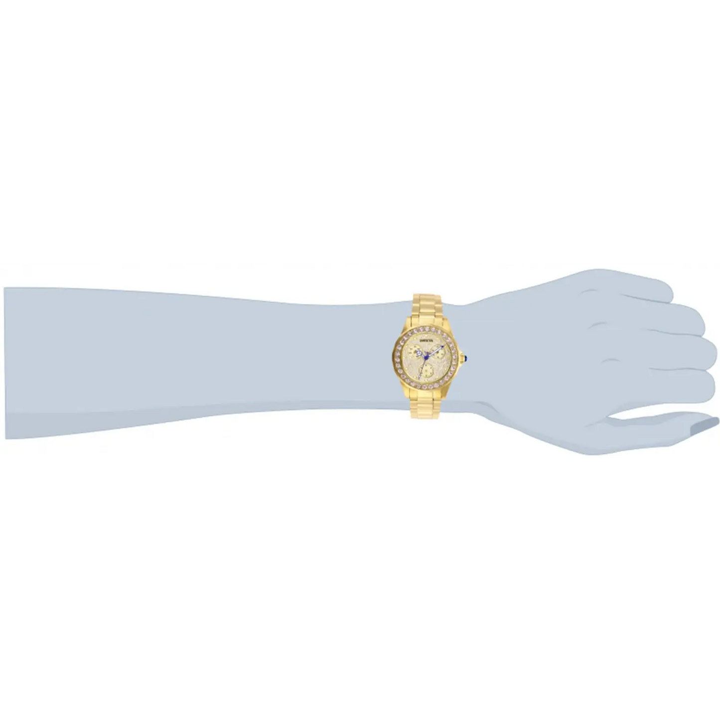 Invicta Women’s Angel Quartz Chrono 100m Gold Tone Stainless