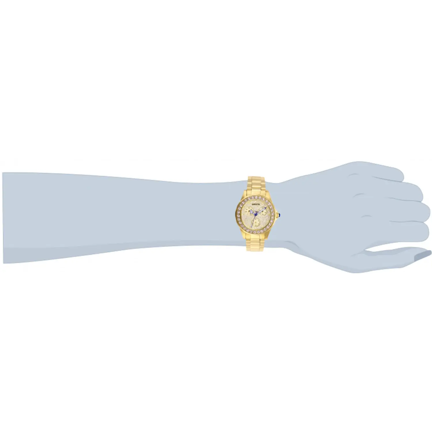 Invicta Women’s Angel Quartz Chrono 100m Gold Tone Stainless