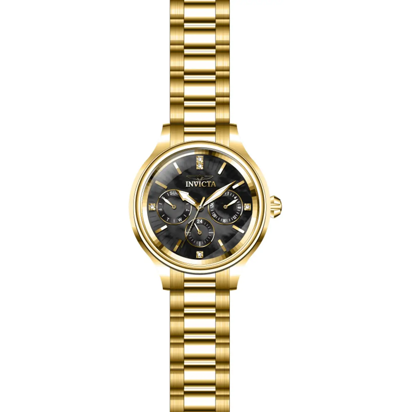 Invicta Women’s Angel Quartz Chrono 100m Gold Tone Stainless