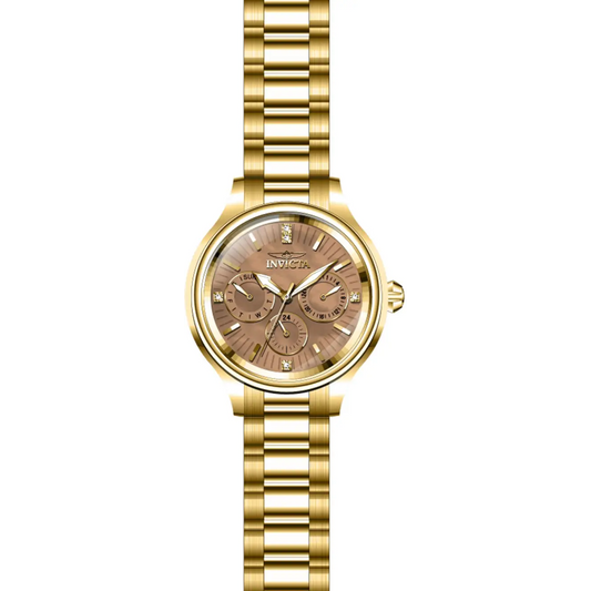 Invicta Women’s Angel Quartz Chrono 100m Gold Tone Stainless