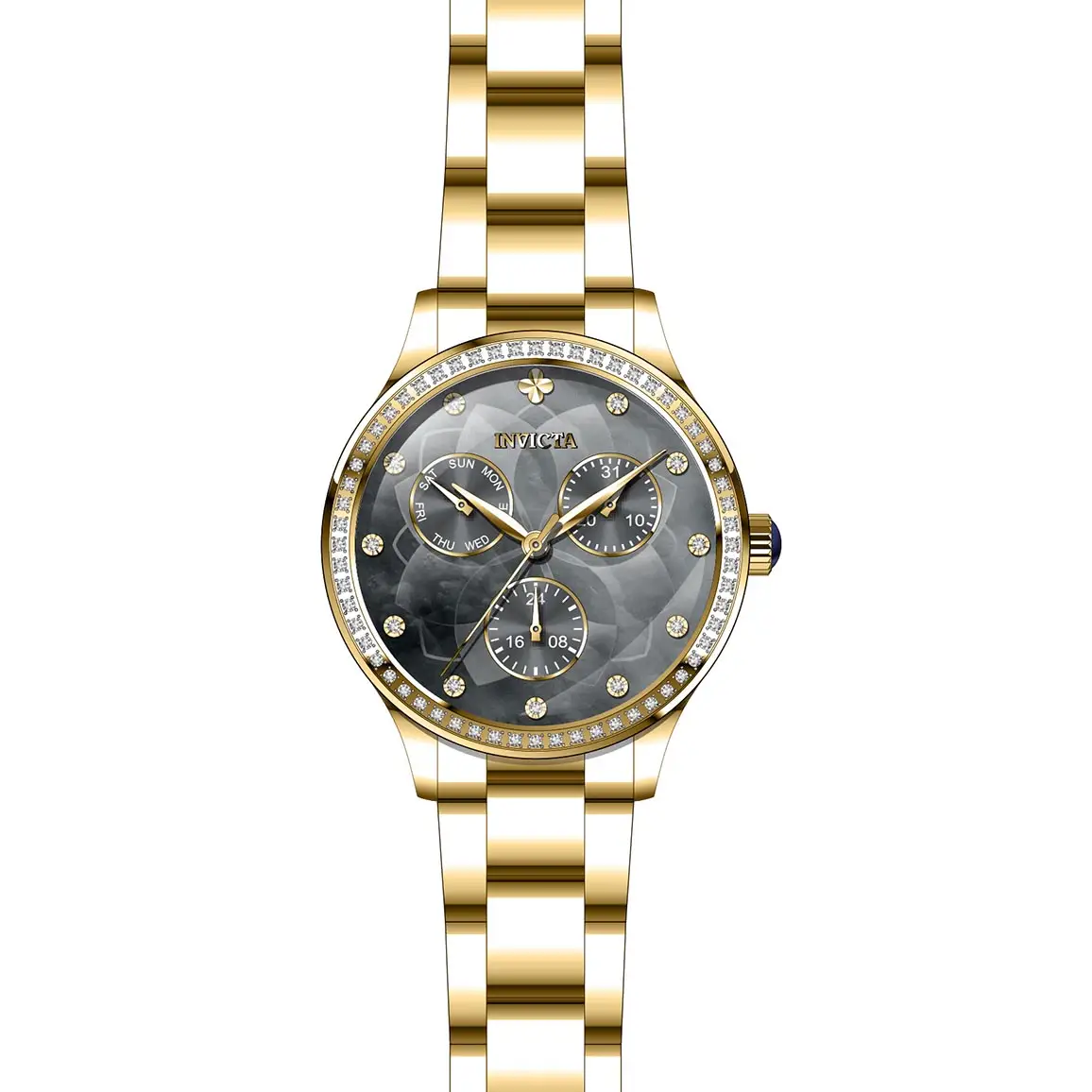 Invicta Women’s Angel Quartz Chrono 100m Gold Tone Stainless