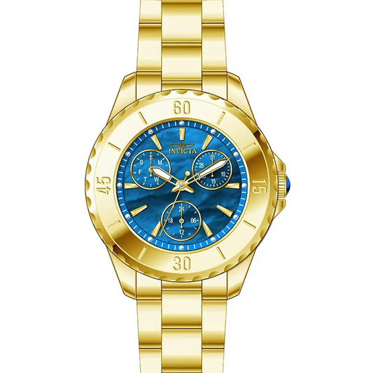 Invicta Women’s Angel Quartz Chrono 100m Gold Tone Stainless