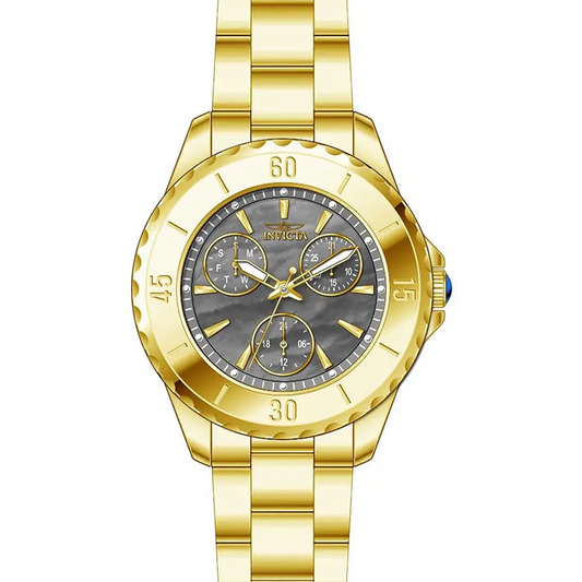 Invicta Women’s Angel Quartz Chrono 100m Gold Tone Stainless