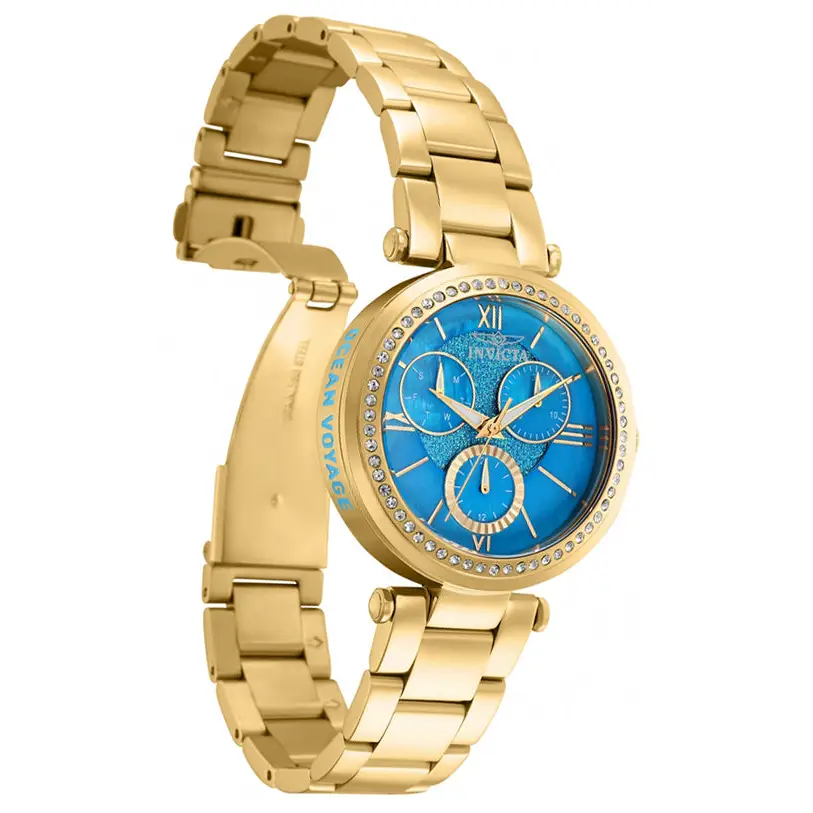 Invicta Women’s Angel Quartz Chrono 100m Gold Tone Stainless