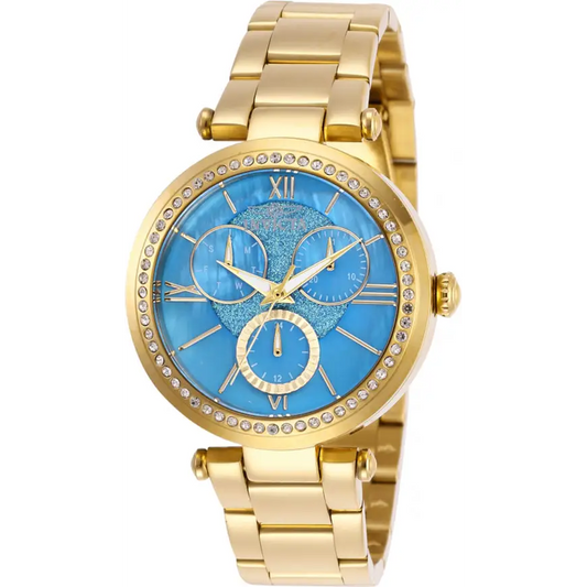 Invicta Women’s Angel Quartz Chrono 100m Gold Tone Stainless