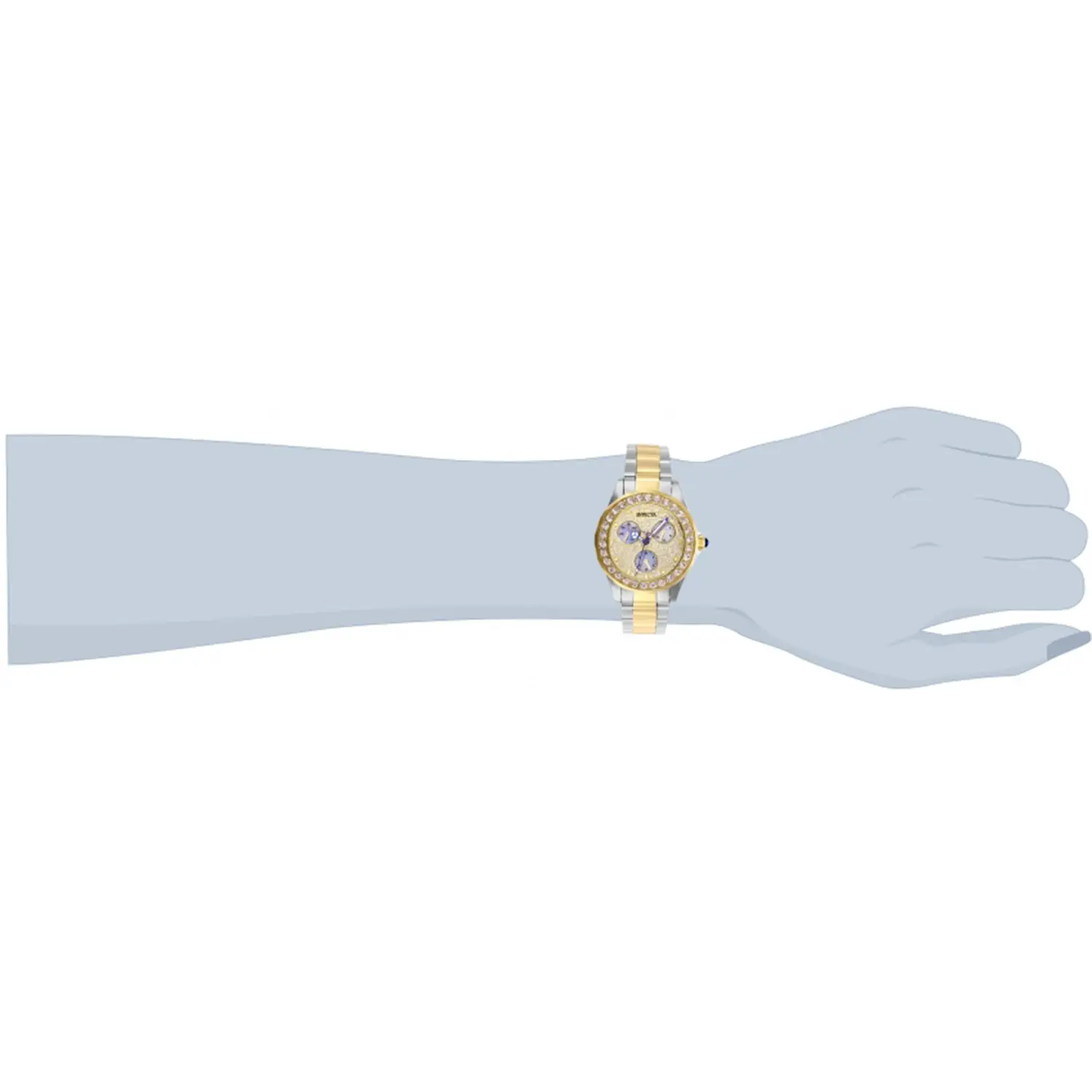 Invicta Women’s Angel Quartz Chrono 100m Two Tone Stainless