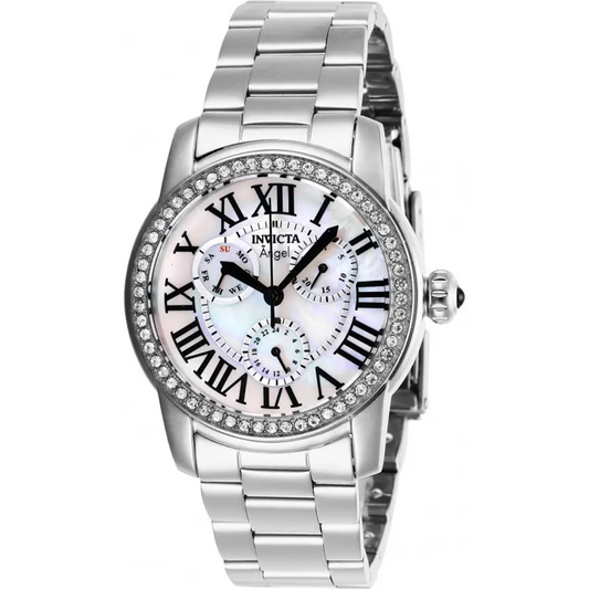 Invicta Women’s Angel Quartz Chrono MOP 100m Stainless Steel