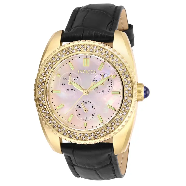 Invicta Women’s Angel Quartz Chrono Stainless Steel/Black