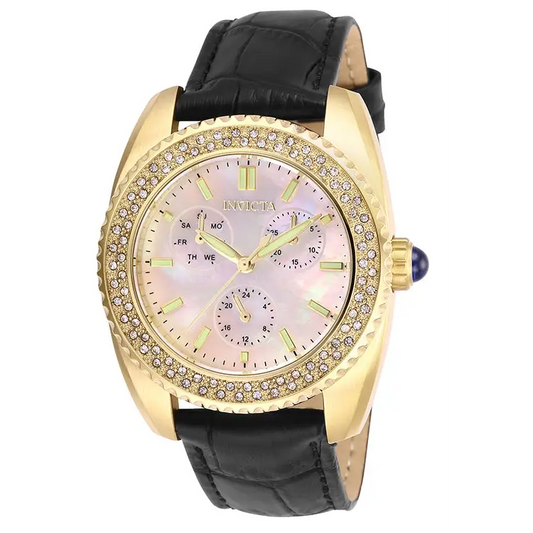 Invicta Women’s Angel Quartz Chrono Stainless Steel/Black