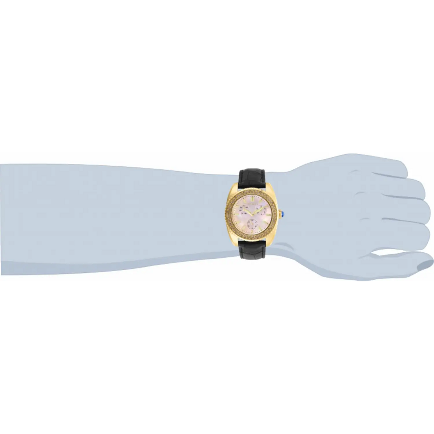 Invicta Women’s Angel Quartz Chrono Stainless Steel/Black