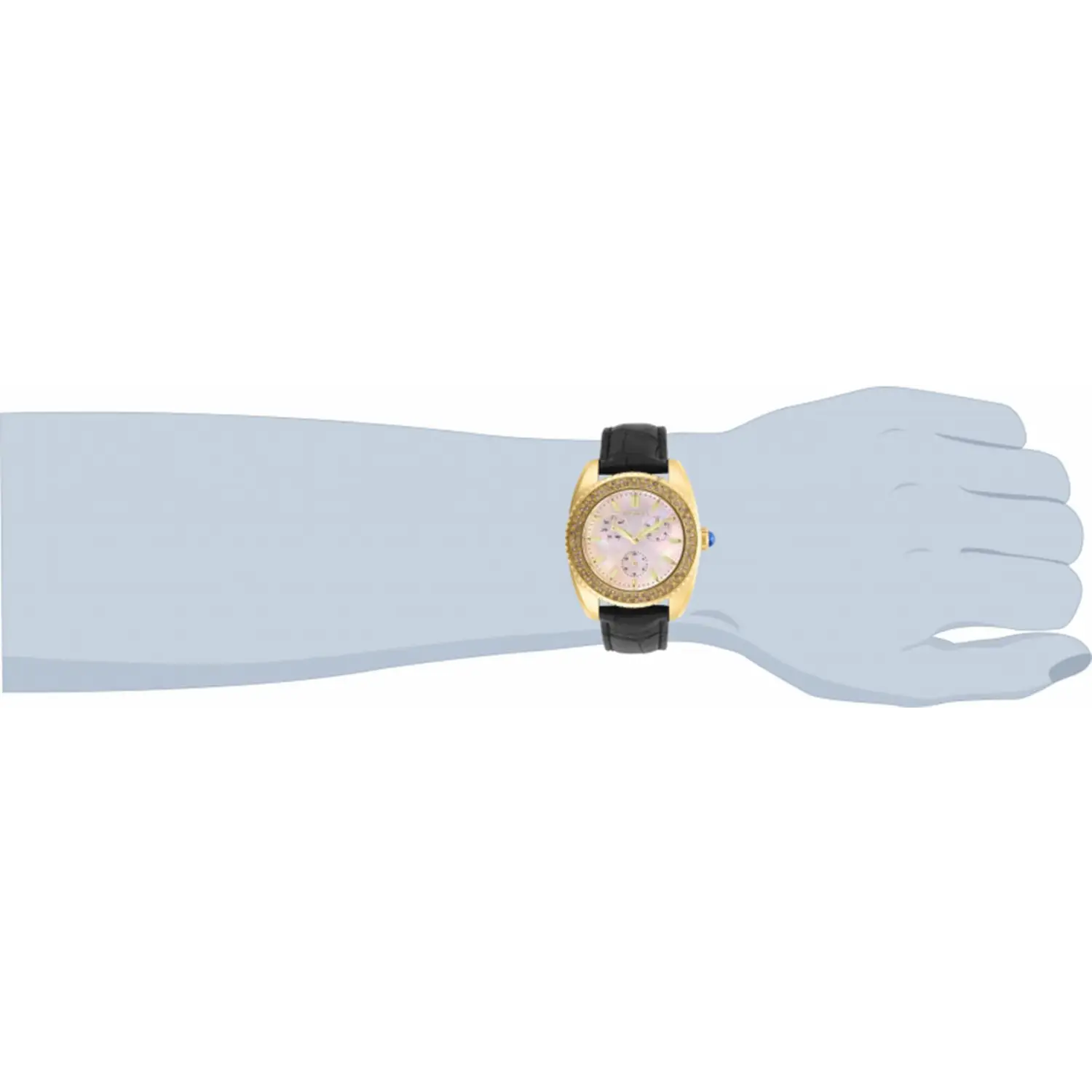 Invicta Women’s Angel Quartz Chrono Stainless Steel/Black