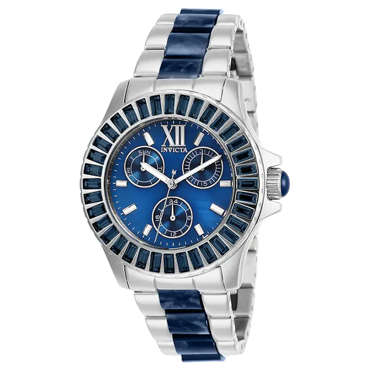 Invicta Women’s Angel Quartz Chrono Stainless Steel/Blue
