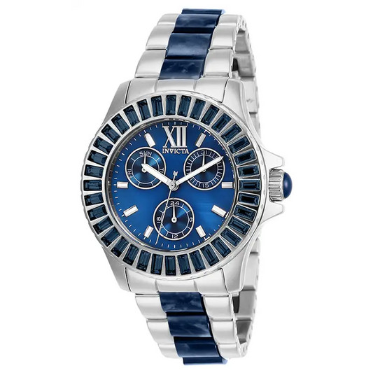 Invicta Women’s Angel Quartz Chrono Stainless Steel/Blue