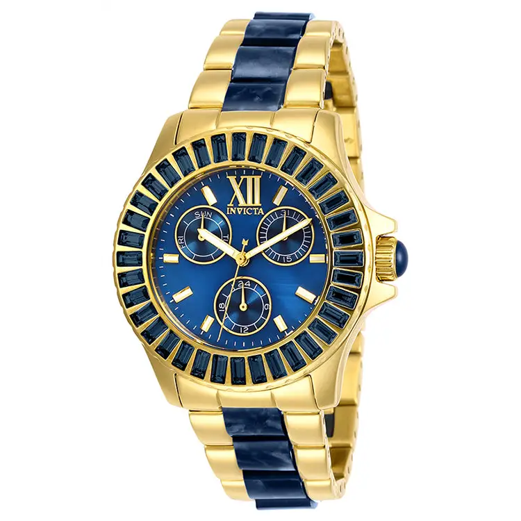 Invicta Women’s Angel Quartz Chrono Stainless Steel/Blue