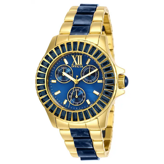 Invicta Women’s Angel Quartz Chrono Stainless Steel/Blue