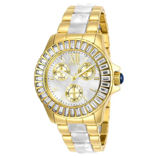 Invicta Women’s Angel Quartz Chrono Stainless Steel/White